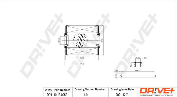 Dr!ve+ DP1110.13.0052 - Паливний фільтр autozip.com.ua