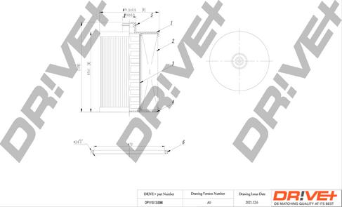 Dr!ve+ DP1110.13.0086 - Паливний фільтр autozip.com.ua