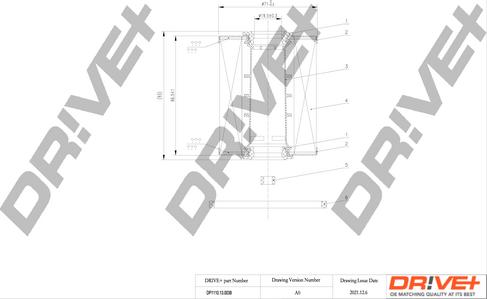 Dr!ve+ DP1110.13.0038 - Паливний фільтр autozip.com.ua