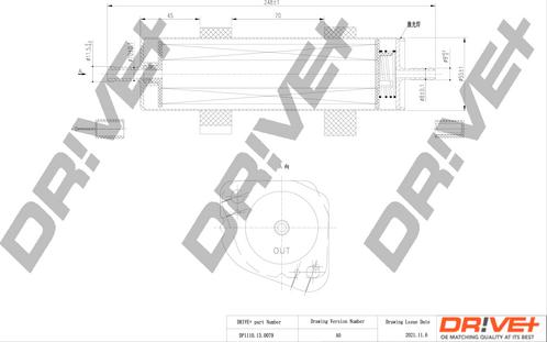 Dr!ve+ DP1110.13.0079 - Паливний фільтр autozip.com.ua