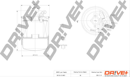 Dr!ve+ DP1110.13.0073 - Паливний фільтр autozip.com.ua