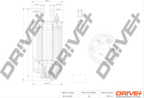 Dr!ve+ DP1110.13.0072 - Паливний фільтр autozip.com.ua