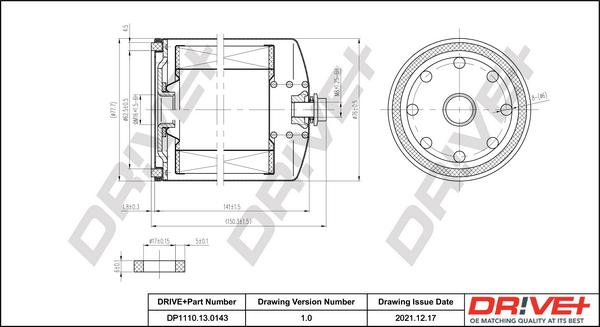 Dr!ve+ DP1110.13.0143 - Паливний фільтр autozip.com.ua