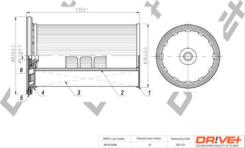 Dr!ve+ DP1110.13.0102 - Паливний фільтр autozip.com.ua