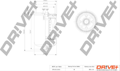 Dr!ve+ DP1110.13.0112 - Паливний фільтр autozip.com.ua