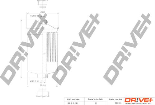 Dr!ve+ DP1110.13.0129 - Паливний фільтр autozip.com.ua