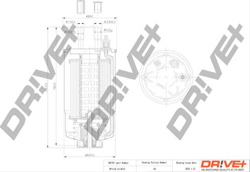 Dr!ve+ DP1110.13.0313 - Паливний фільтр autozip.com.ua