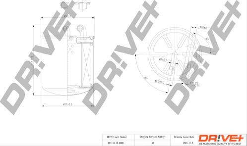 Dr!ve+ DP1110.13.0288 - Паливний фільтр autozip.com.ua