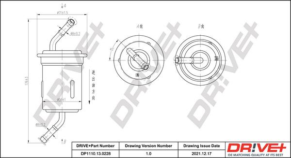Dr!ve+ DP1110.13.0228 - Паливний фільтр autozip.com.ua