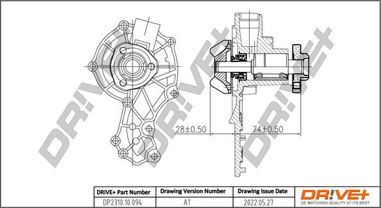 Dr!ve+ DP2310.10.094 - Водяний насос autozip.com.ua