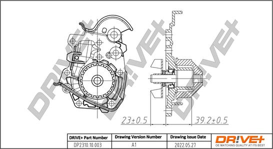 Dr!ve+ DP2310.10.003 - Водяний насос autozip.com.ua