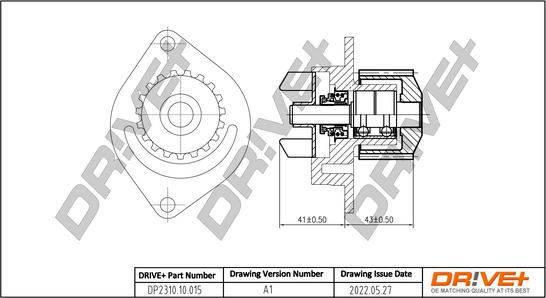 Dr!ve+ DP2310.10.015 - Водяний насос autozip.com.ua