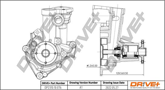 Dr!ve+ DP2310.10.076 - Водяний насос autozip.com.ua