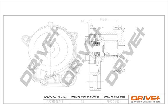 Dr!ve+ DP2310.10.139 - Водяний насос autozip.com.ua