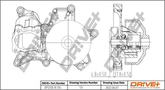 Dr!ve+ DP2310.10.134 - Водяний насос autozip.com.ua