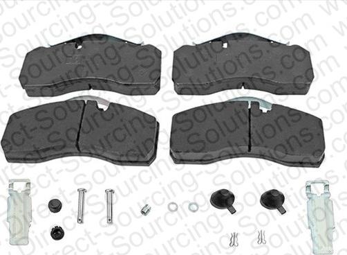 DSS 960015OEM - Гальмівні колодки, стояночні дискові гальма autozip.com.ua