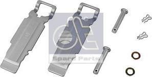 DT Spare Parts 4.91121 - Ремкомплект, гальмівний супорт autozip.com.ua