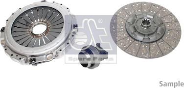 DT Spare Parts 4.92057 - Комплект зчеплення autozip.com.ua