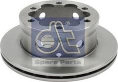 DT Spare Parts 4.64645 - Гальмівний диск autozip.com.ua