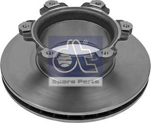 DT Spare Parts 4.65962 - Гальмівний диск autozip.com.ua