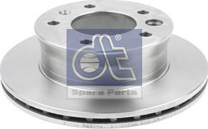 DT Spare Parts 4.63998 - Гальмівний диск autozip.com.ua
