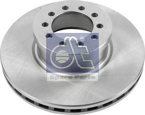 DT Spare Parts 4.62214 - Гальмівний диск autozip.com.ua