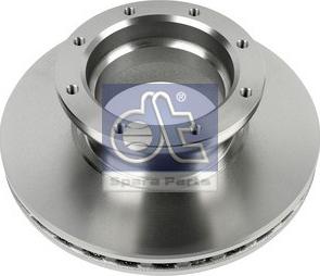 DT Spare Parts 4.62216 - Гальмівний диск autozip.com.ua