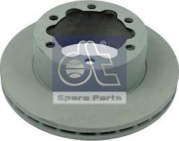 DT Spare Parts 4.67599 - Гальмівний диск autozip.com.ua