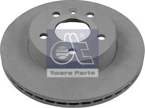 DT Spare Parts 4.67725 - Гальмівний диск autozip.com.ua