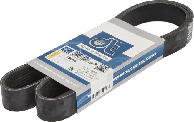 DT Spare Parts 4.80547 - Поліклиновий ремінь autozip.com.ua