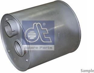 DT Spare Parts 5.11055 - Середній / кінцевий глушник ОГ autozip.com.ua