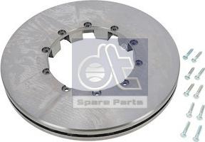 DT Spare Parts 5.21221SP2 - Гальмівний диск autozip.com.ua
