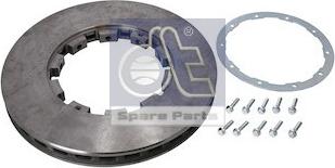 DT Spare Parts 5.21221 - Гальмівний диск autozip.com.ua