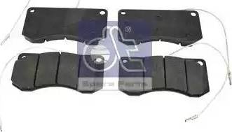 DT Spare Parts 6.95104 - Гальмівні колодки, дискові гальма autozip.com.ua