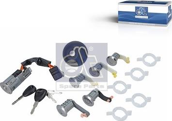 DT Spare Parts 6.96205 - Циліндр замка autozip.com.ua