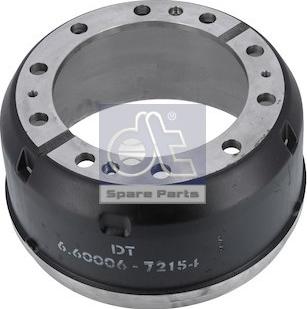 DT Spare Parts 6.60006 - Гальмівний барабан autozip.com.ua