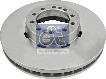 DT Spare Parts 6.61009 - Гальмівний диск autozip.com.ua