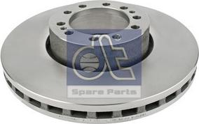 DT Spare Parts 6.61005 - Гальмівний диск autozip.com.ua