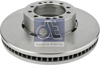 DT Spare Parts 6.61010 - Гальмівний диск autozip.com.ua