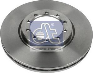 DT Spare Parts 6.61018 - Гальмівний диск autozip.com.ua