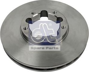 DT Spare Parts 6.61027 - Гальмівний диск autozip.com.ua