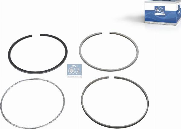 DT Spare Parts 15.00204 - Комплект поршневих кілець autozip.com.ua