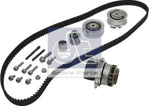 DT Spare Parts 11.90208 - Водяний насос + комплект зубчатого ременя autozip.com.ua