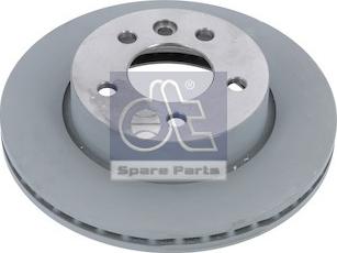 DT Spare Parts 11.62500 - Гальмівний диск autozip.com.ua