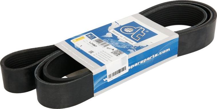 DT Spare Parts 1.21867 - Поліклиновий ремінь autozip.com.ua
