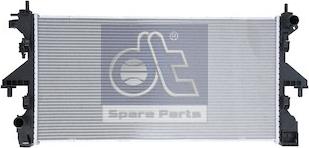 DT Spare Parts 12.17010 - Радіатор, охолодження двигуна autozip.com.ua