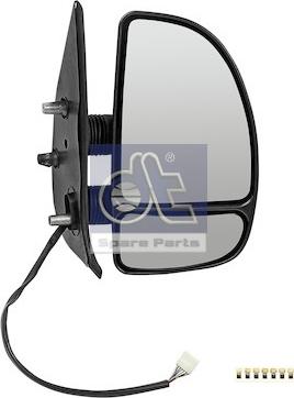DT Spare Parts 12.83035 - Зовнішнє дзеркало, кабіна водія autozip.com.ua