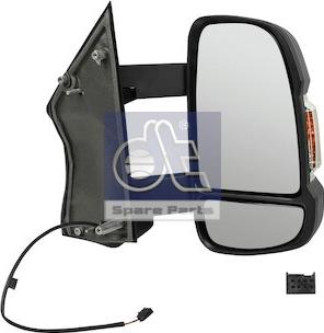 DT Spare Parts 12.83024 - Зовнішнє дзеркало, кабіна водія autozip.com.ua