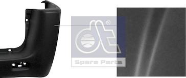 DT Spare Parts 12.82287 - Буфер, бампер autozip.com.ua