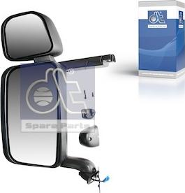 DT Spare Parts 1.22862 - Зовнішнє дзеркало, кабіна водія autozip.com.ua